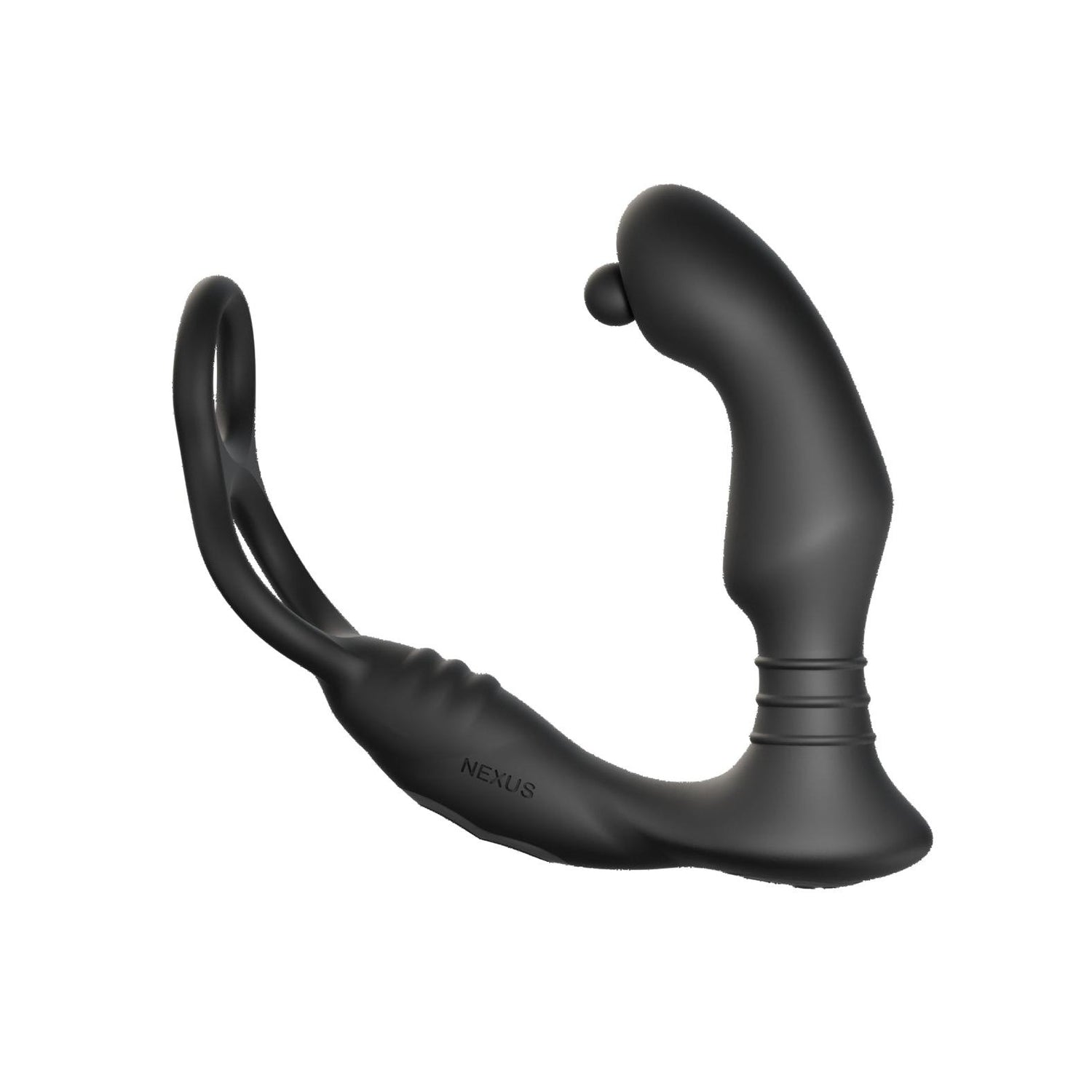 Nexus Simul8 Orbit Thumping Anal Cock and Ball Ring in Black