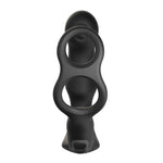 Nexus Simul8 Orbit Thumping Anal Cock and Ball Ring in Black