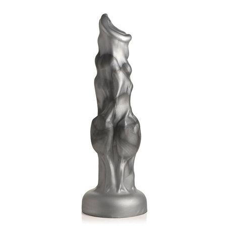 Night Prowler Silicone Silver Dildo