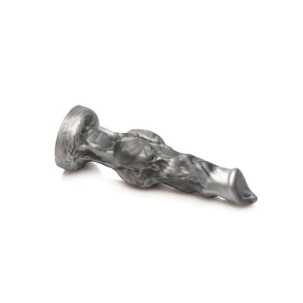 Night Prowler Silicone Silver Dildo