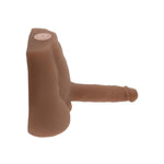 NO ETA Evolved Easy Rider Thrusting & Vibrating Life-Like Dildo - Dark