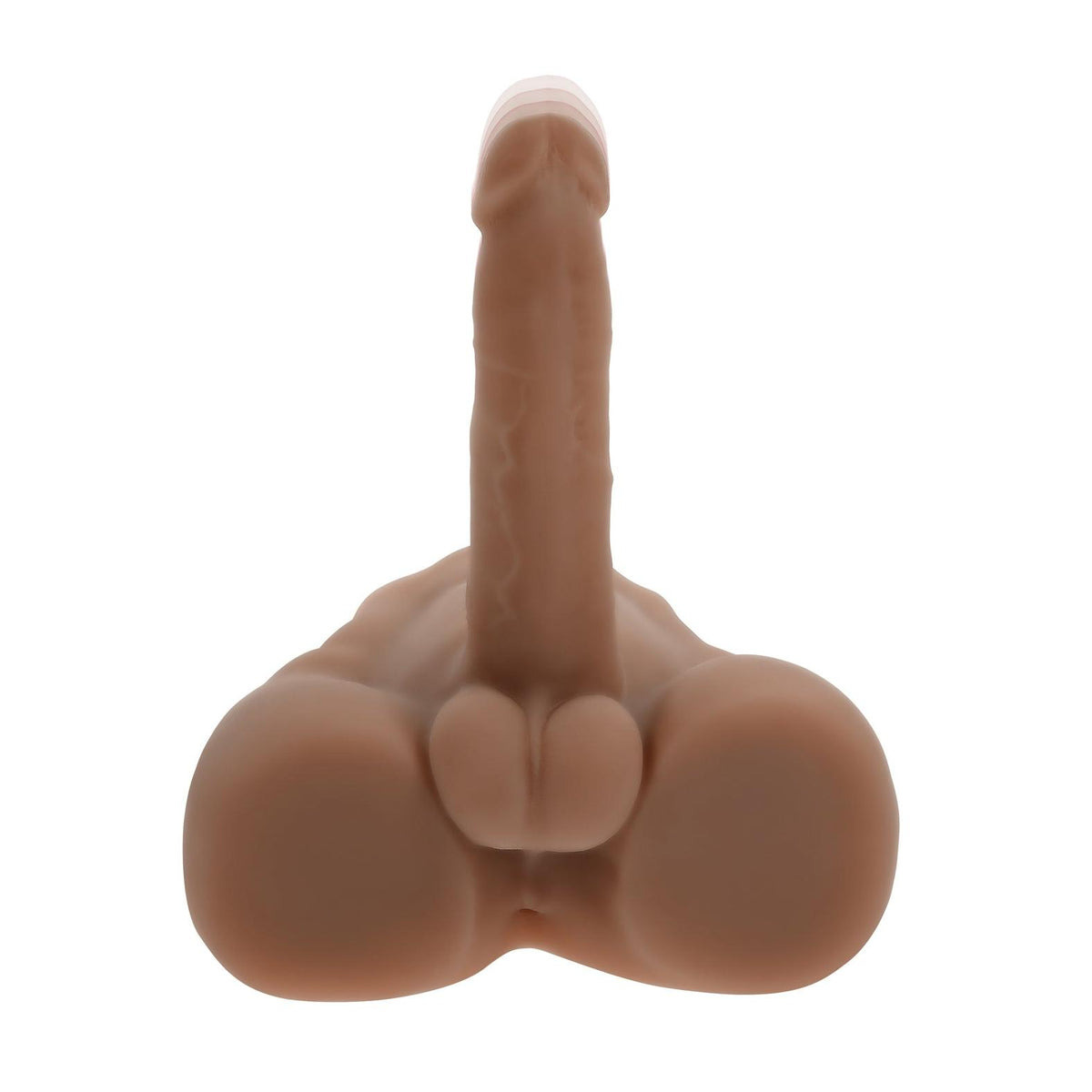 NO ETA Evolved Easy Rider Thrusting & Vibrating Life-Like Dildo - Dark