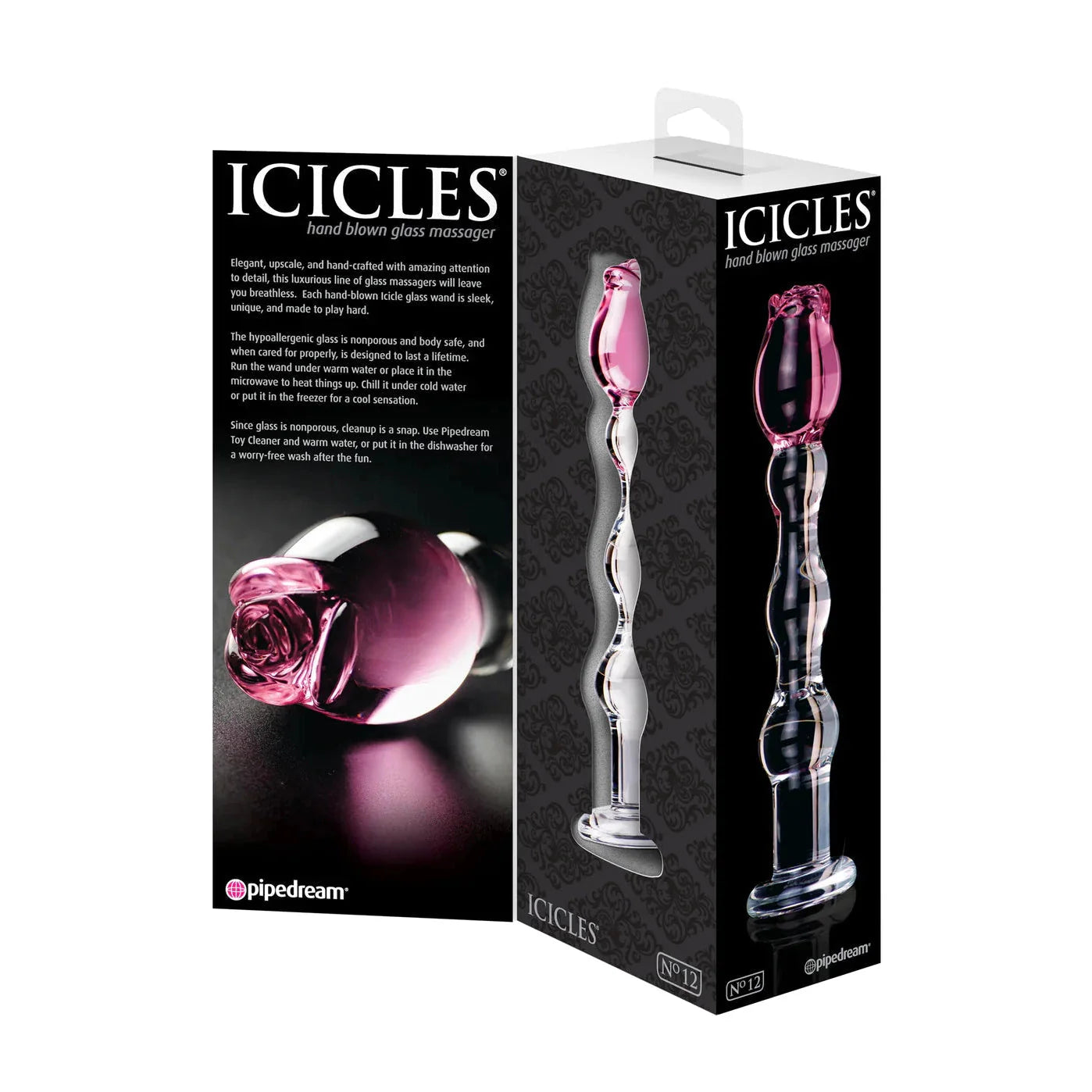 No. 12 Glass Rose Dildo