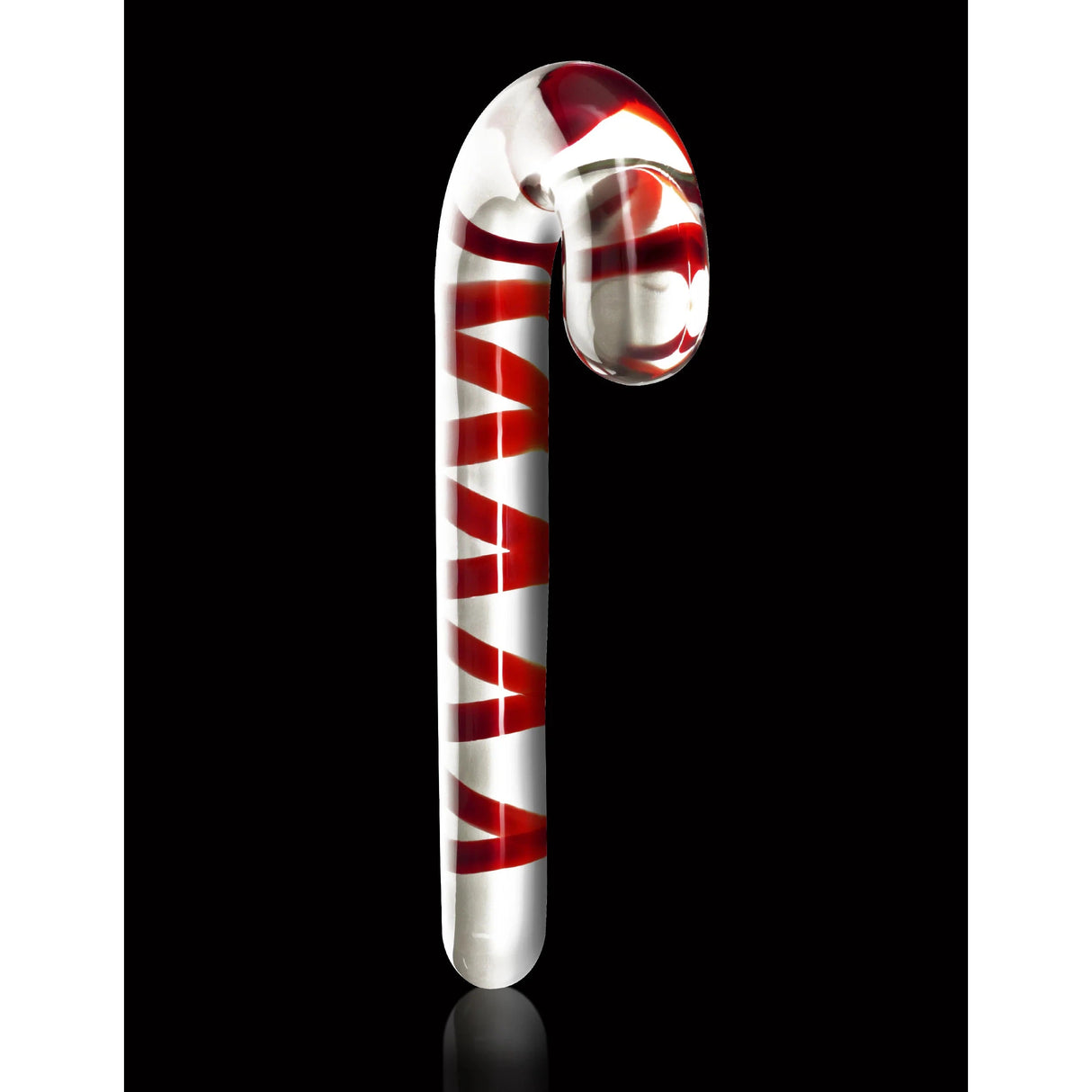 Candy Cane Glass Dildo