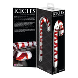 Candy Cane Glass Dildo