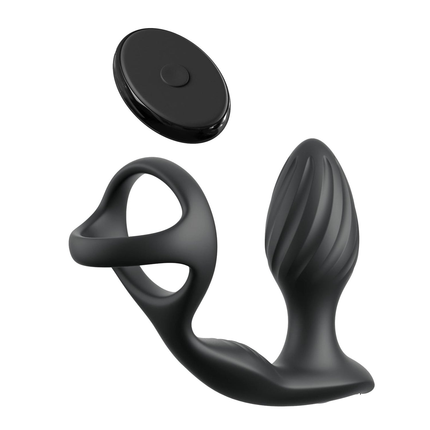 Pipedream Ass-Gasam Gyro-Milk Pro Prostate Massager in Black