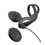 Pipedream Ass-Gasam Gyro-Milk Pro Prostate Massager in Black