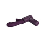 Pretty Love DJ Scholar Dual Thrusting Gun Massager - Purple
