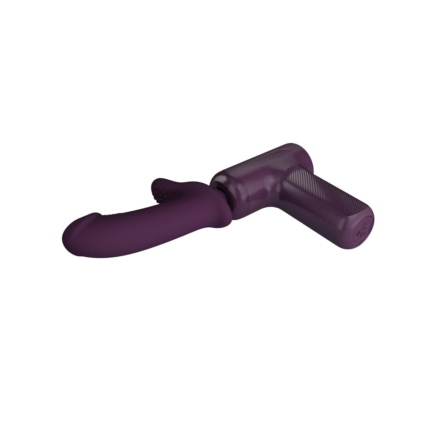 Pretty Love DJ Scholar Dual Thrusting Gun Massager - Purple