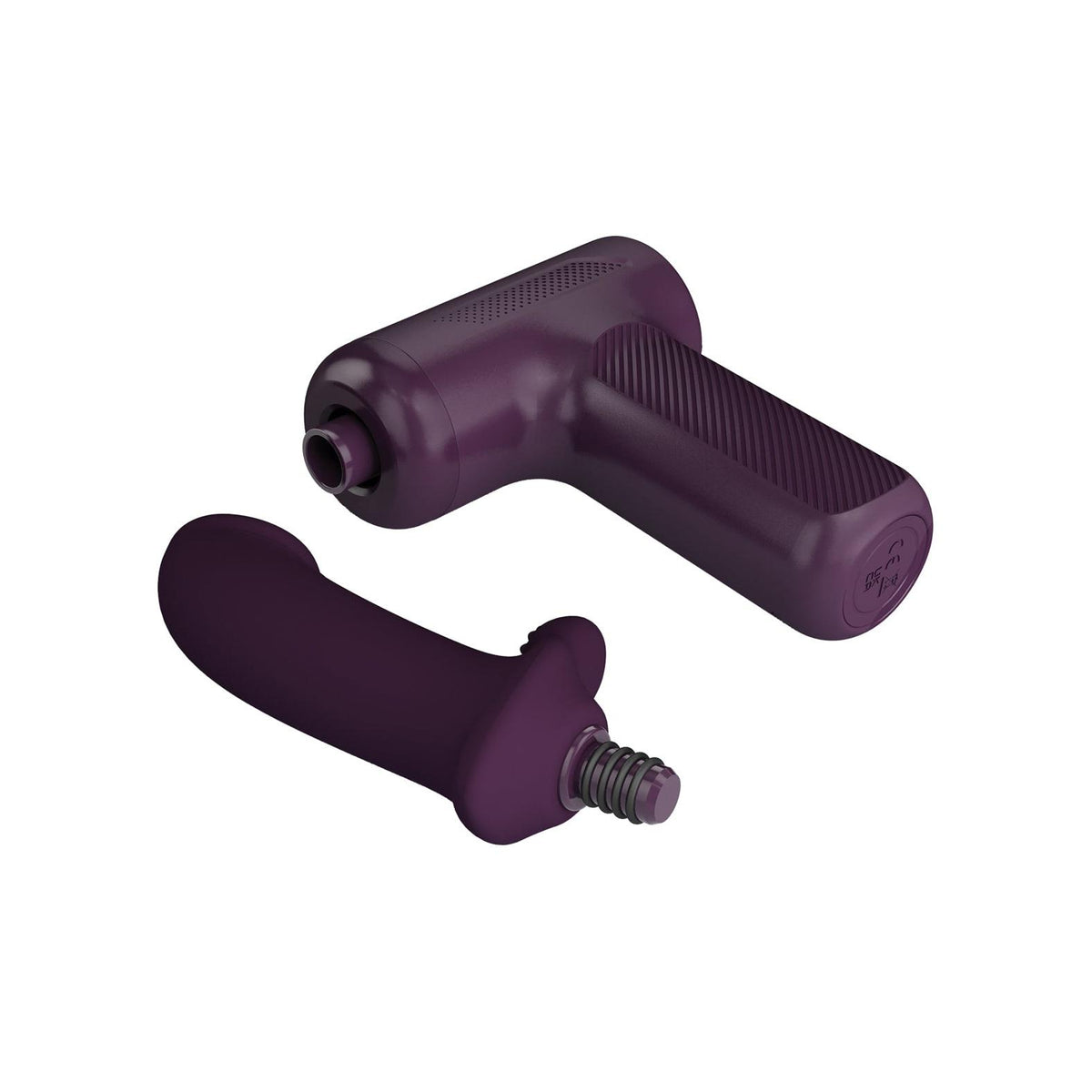 Pretty Love DJ Scholar Dual Thrusting Gun Massager - Purple