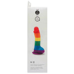 Pride Silicone Rainbow Dildo with Balls