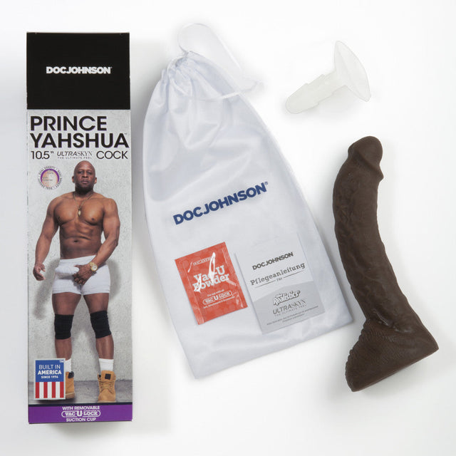 Prince Yahshua 10.5 Inch Ultraskyn Vac-U-Lock Dildo