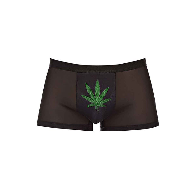 Private Screening Micro Mesh & Modal Pot Leaf