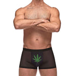 Private Screening Micro Mesh & Modal Pot Leaf