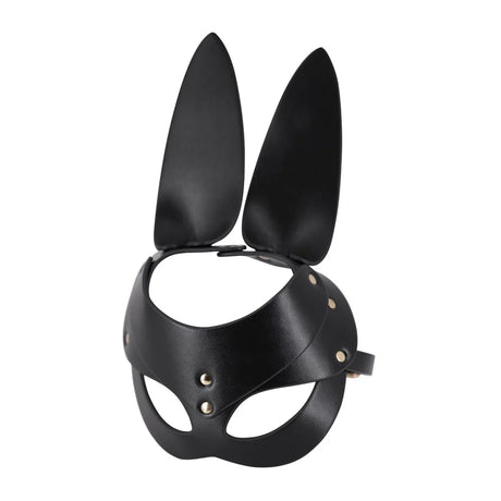 PU Leather Bunny Mask