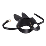PU Leather Bunny Mask