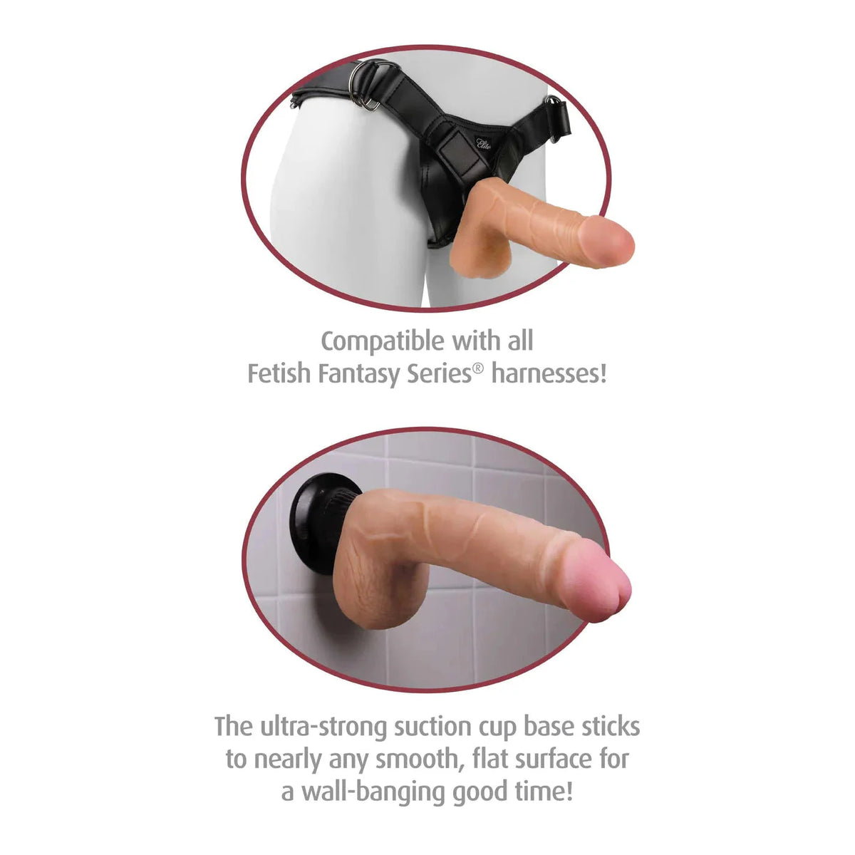 Real Feel Deluxe 10 Inch Vibrating Dildo
