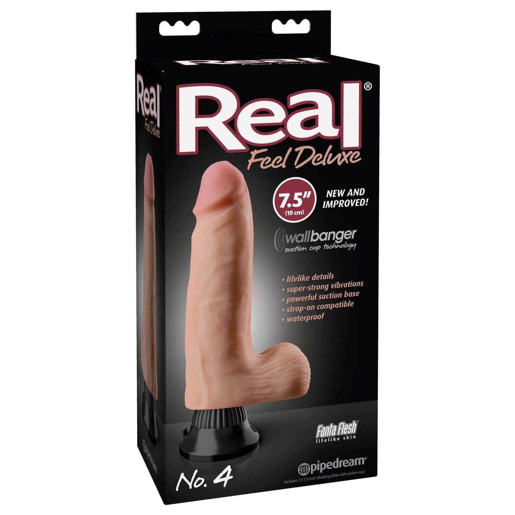 Real Feel Deluxe 7.5 Inch Vibrating Dildo
