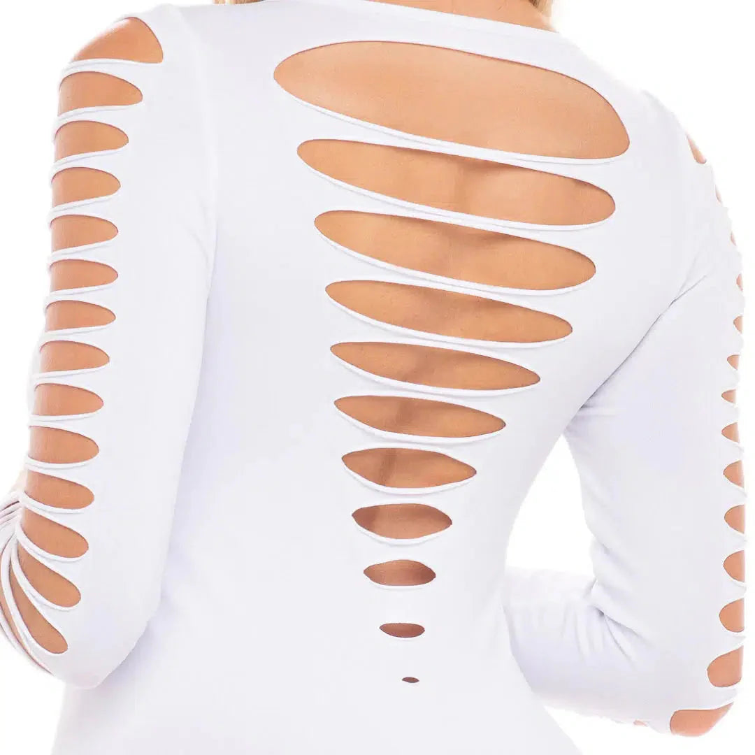 Rene Rofe Pink Lipstick Bold Babe Long Sleeve Dress - O/S