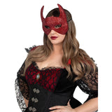 Rhinestone Devil Mask