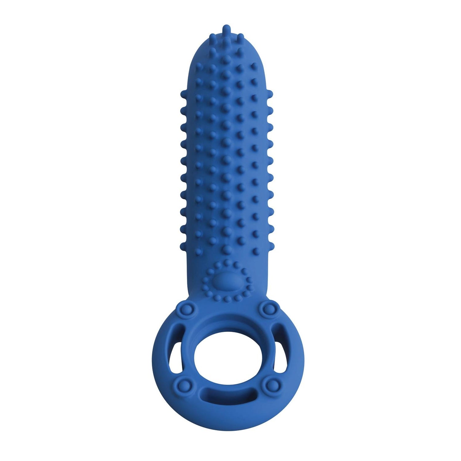 Screaming O O Yeah Silicone Cock Ring in Blue
