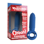 Screaming O O Yeah Silicone Cock Ring in Blue
