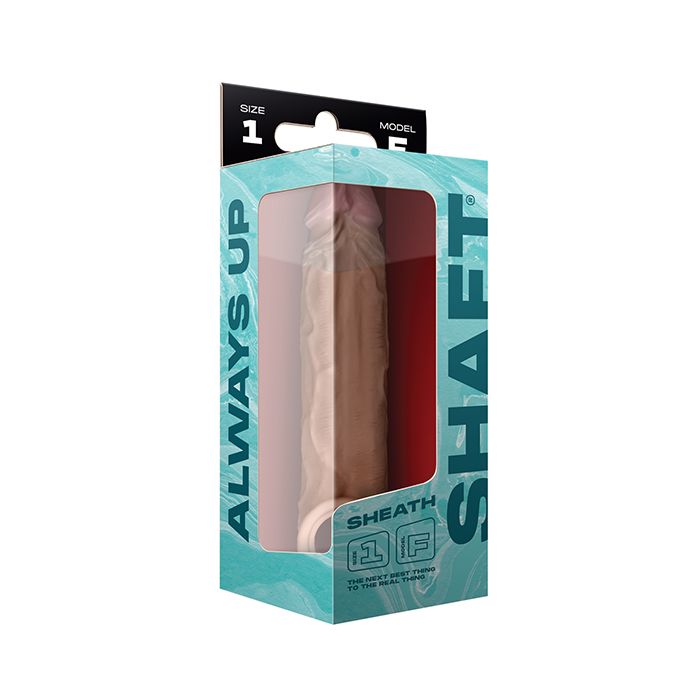 Shaft Model F Flexskin Liquid Silicone 7.8 Inch Sheath - Pine