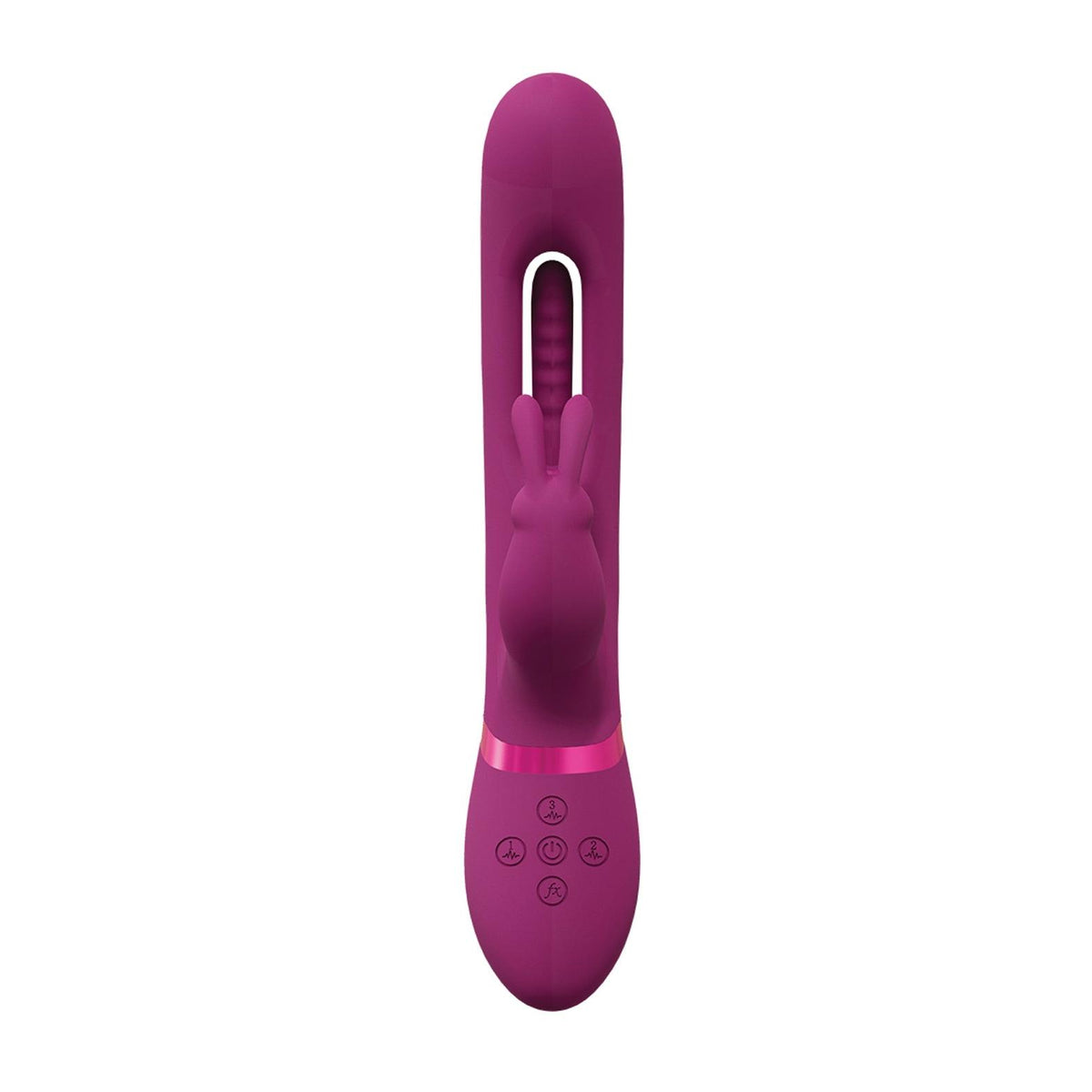 Shots Vive Mika Vibrating Rabbit with G-Spot Flapping in Pink