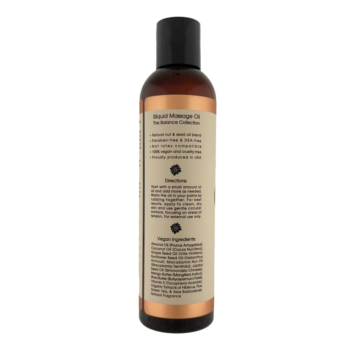Sliquid Balance Massage Oil - 8.5 oz Citrus Neroli