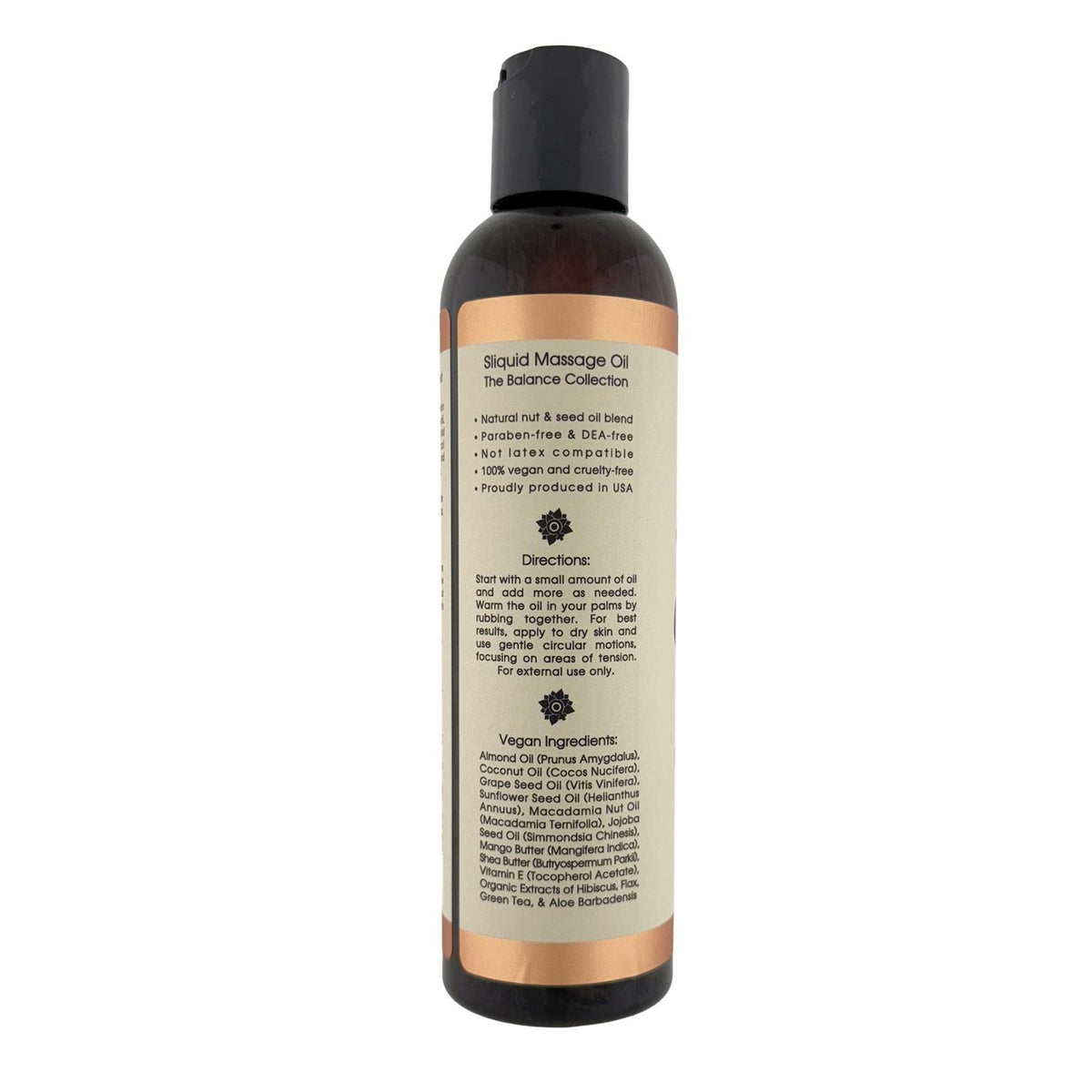 Sliquid Massage Oil Unscented 8.5 oz.