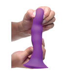 Squeeze-It Squeezable Wavy Dildo for Strap-On