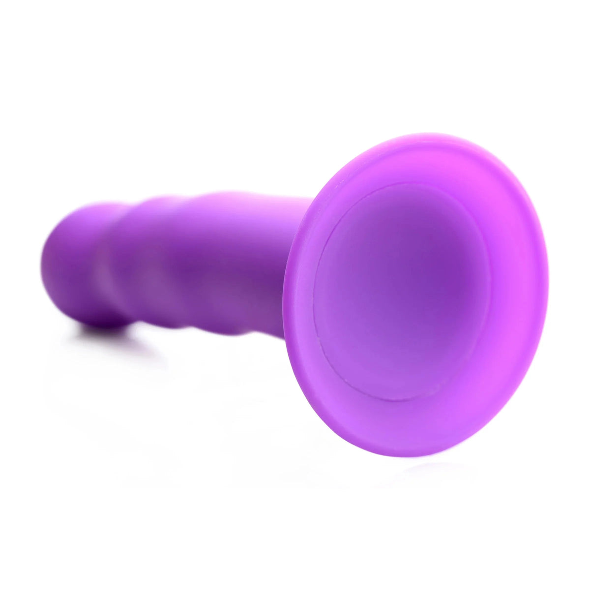 Squeeze-It Squeezable Wavy Dildo for Strap-On