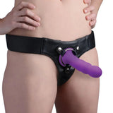 Squeeze-It Squeezable Wavy Dildo for Strap-On