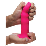 Squeeze-It Squeezable Wavy Dildo for Strap-On