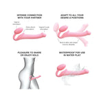 Strap-on-Me Semi-Realistic Bendable Strap-on Dildo in Pink