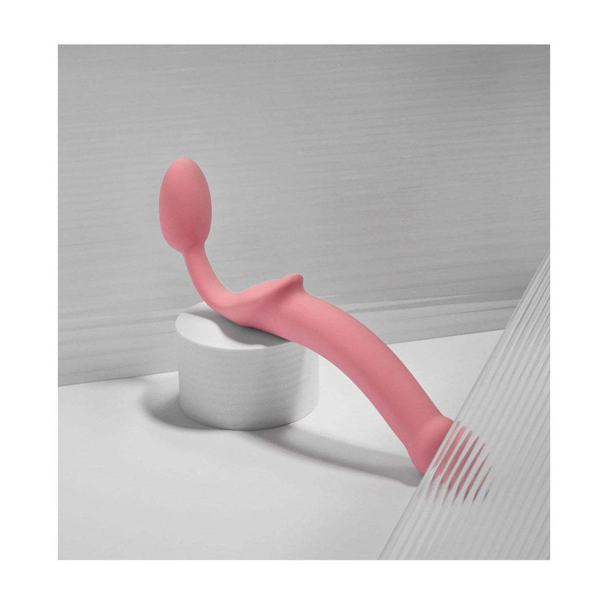 Strap-on-Me Semi-Realistic Bendable Strap-on Dildo in Pink
