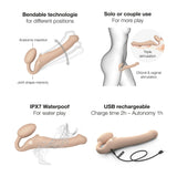 Strap-On-Me Vibrating Bendable Strapless Strap On