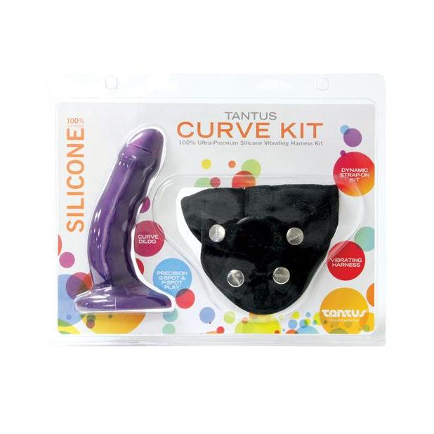 Tantus Silicone Purple Strap On