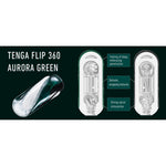 Tenga FLIP 360 Aurora in Green