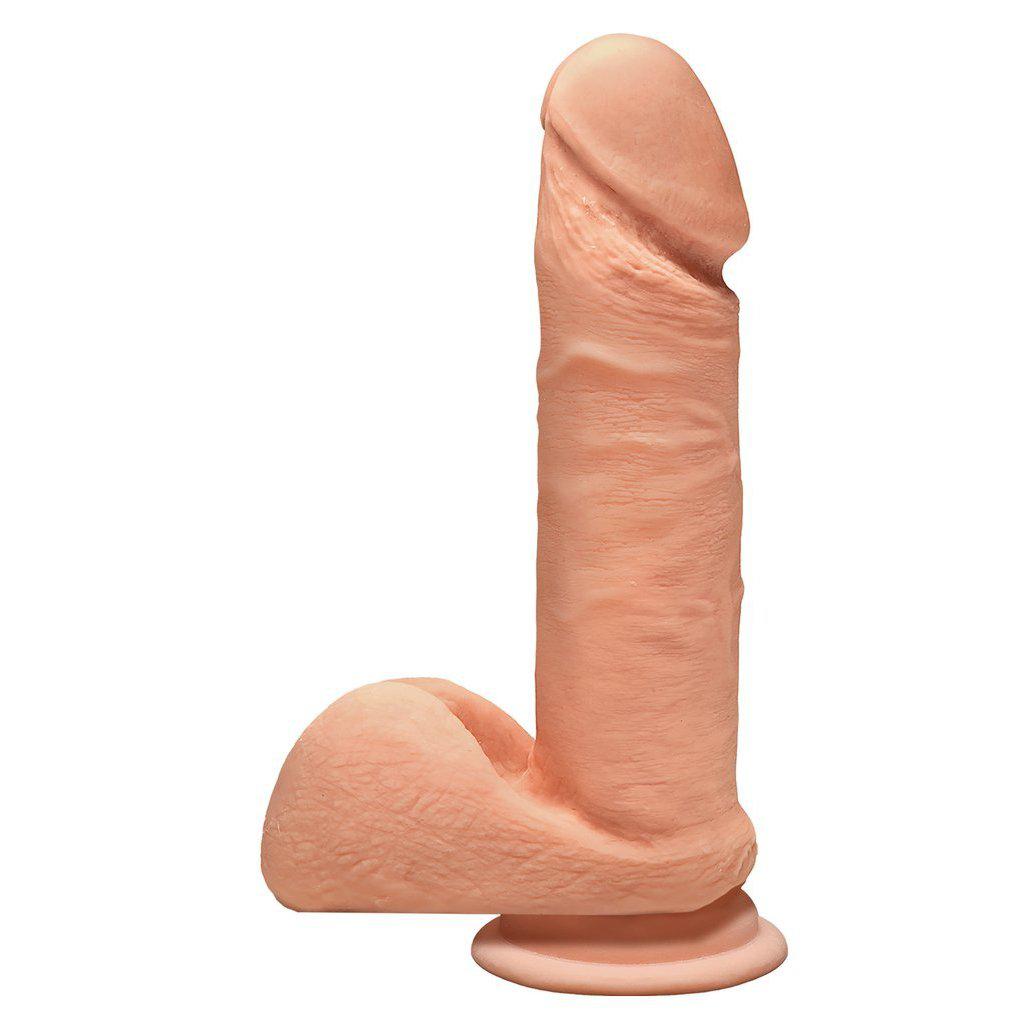 The D Dual Density ULTRASKYN Perfect D 7 Inch Dildo
