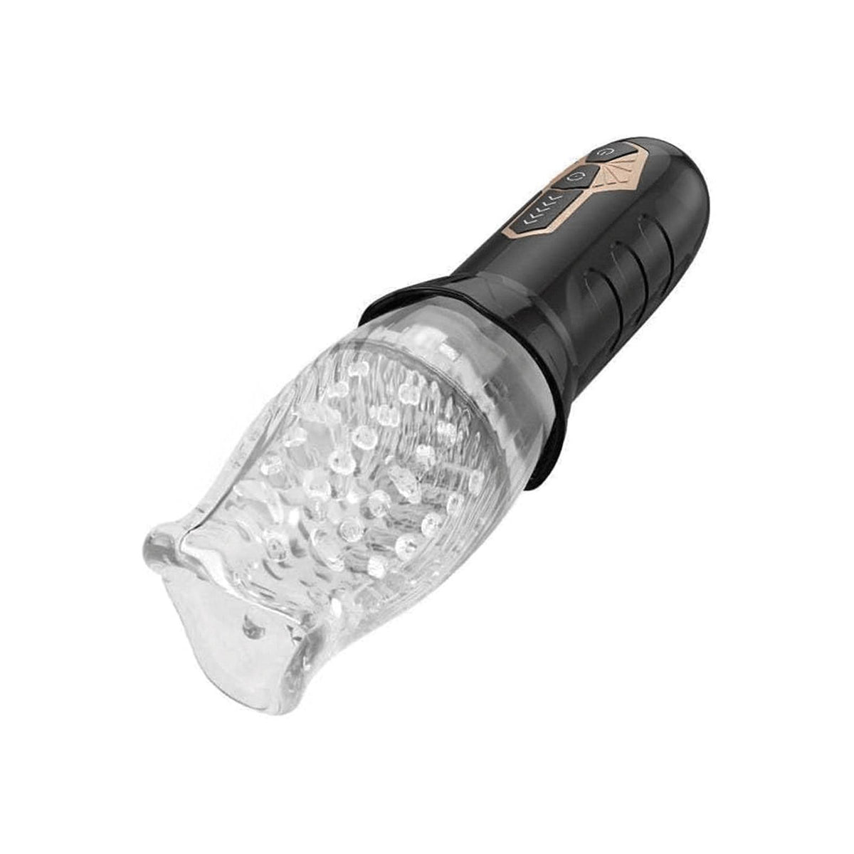 The Male Rose Original Gawk Gawk 3000 Rotating Blow Job Simulator in Black