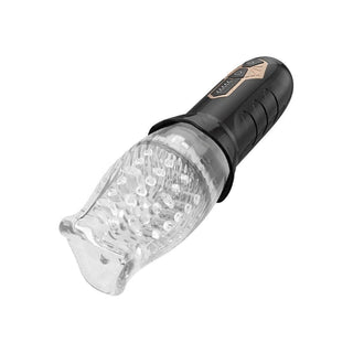 The Male Rose Original Gawk Gawk 3000 Rotating Blow Job Simulator in Black