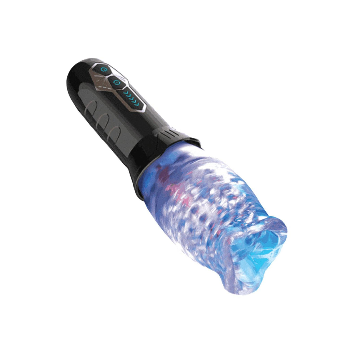 The Male Rose Original Gawk Gawk 3000 Rotating Blow Job Simulator in Black