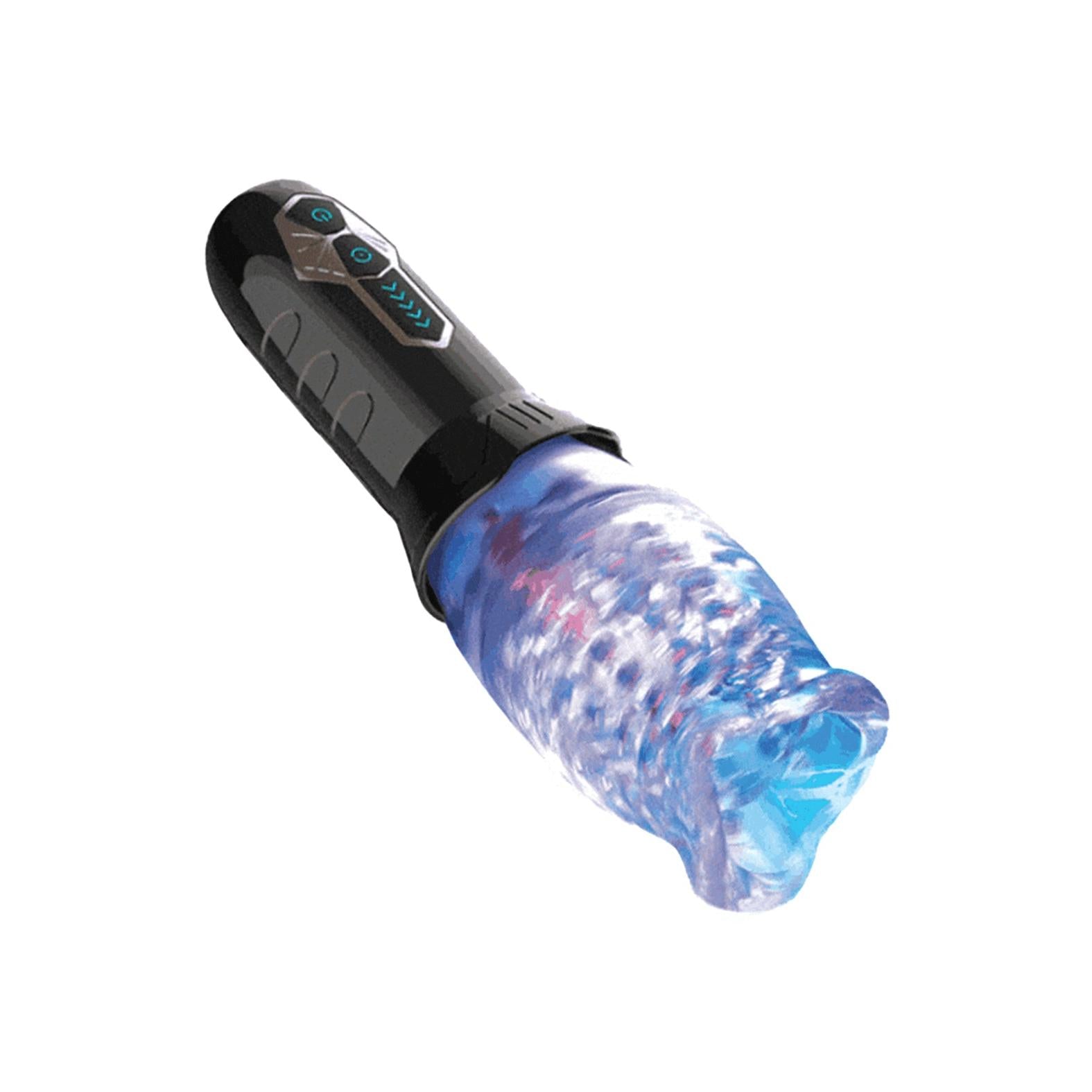 The Male Rose Original Gawk Gawk 3000 Rotating Blow Job Simulator in Black