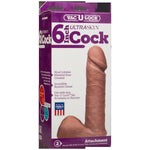 Vac-U-Lock 6 Inch Strap On Dildo - Caramel