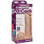 Vac-U-Lock 8 inch Strap On Dildo