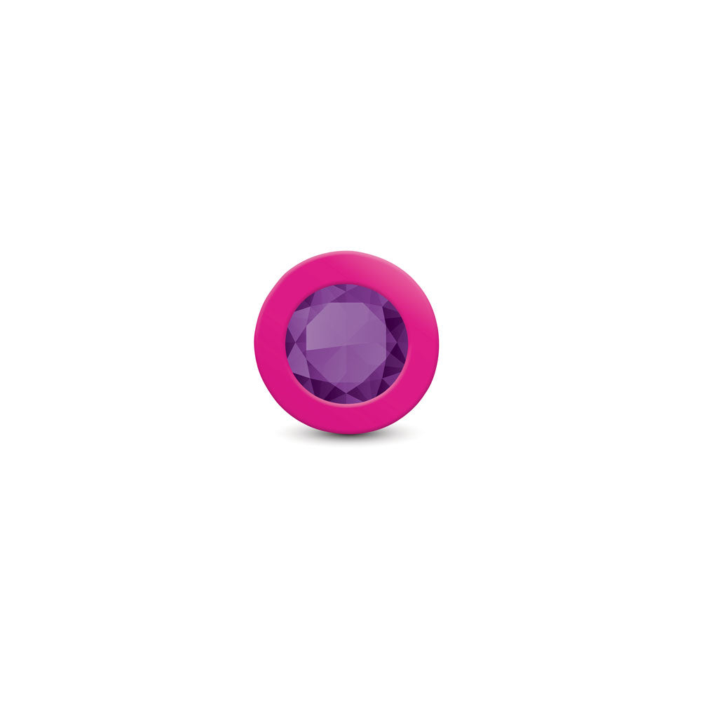 Viben Gemma Purple Gem Pink Silicone Plug - Small