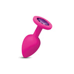Viben Gemma Purple Gem Pink Silicone Plug - Small