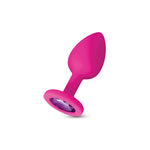 Viben Gemma Purple Gem Pink Silicone Plug - Small