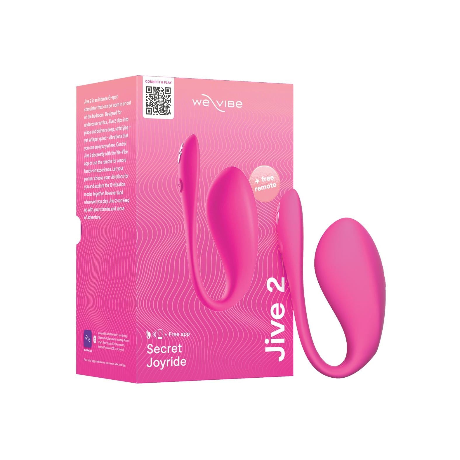 We-Vibe Jive 2 Wearable Vibrator in Electric Pink